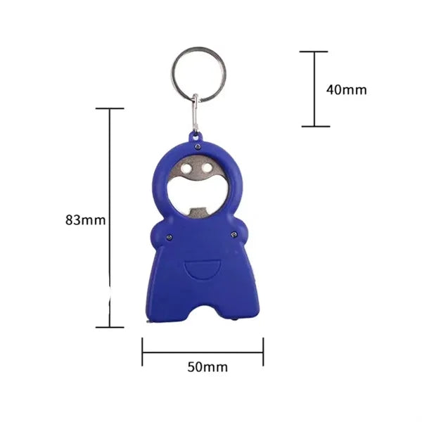 LED Light & Bottle Opener Keychain