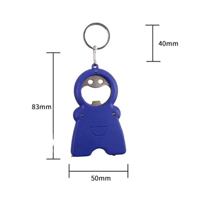 LED Light & Bottle Opener Keychain