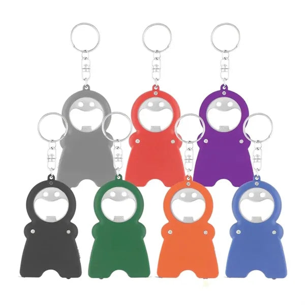 LED Light & Bottle Opener Keychain