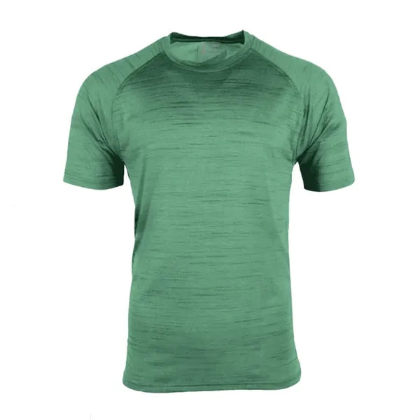 Defender Heather Men's Crew Performance Neck Tee