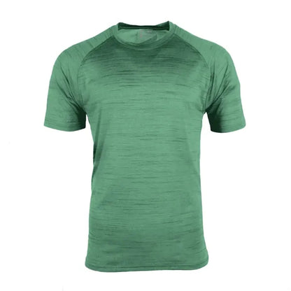Defender Heather Men's Crew Performance Neck Tee