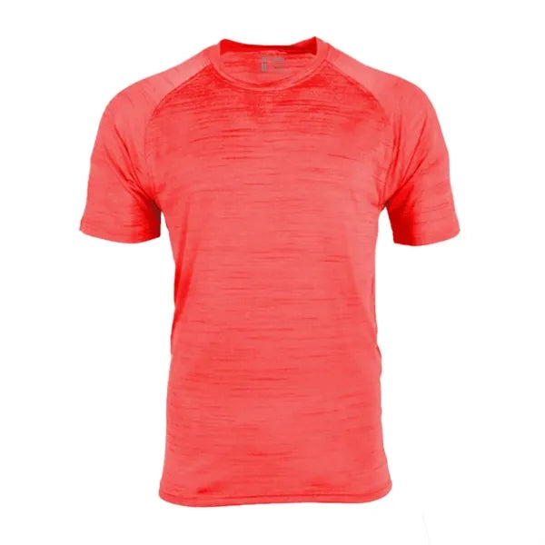 Defender Heather Men's Crew Performance Neck Tee