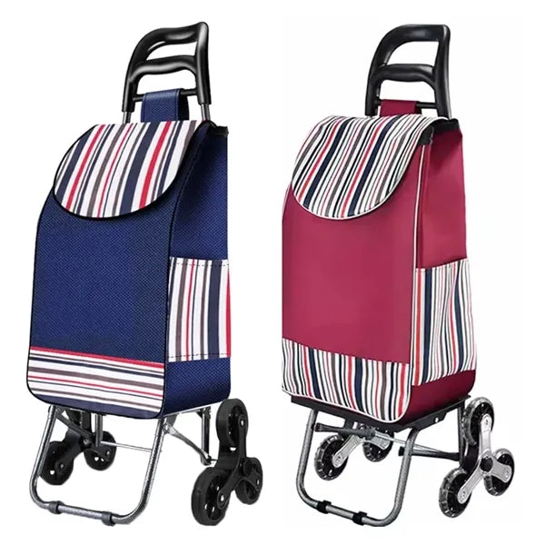 Foldable Lightweight Rolling Shopping Cart