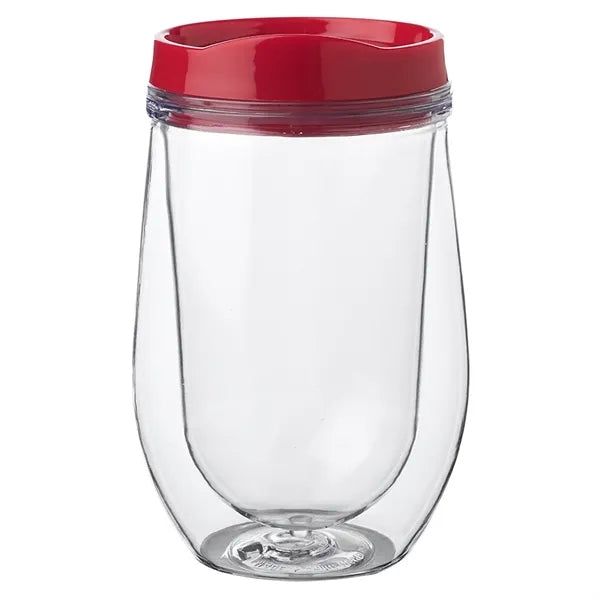 15 oz Acrylic Tumbler w/ Custom Imprint & Black Lid