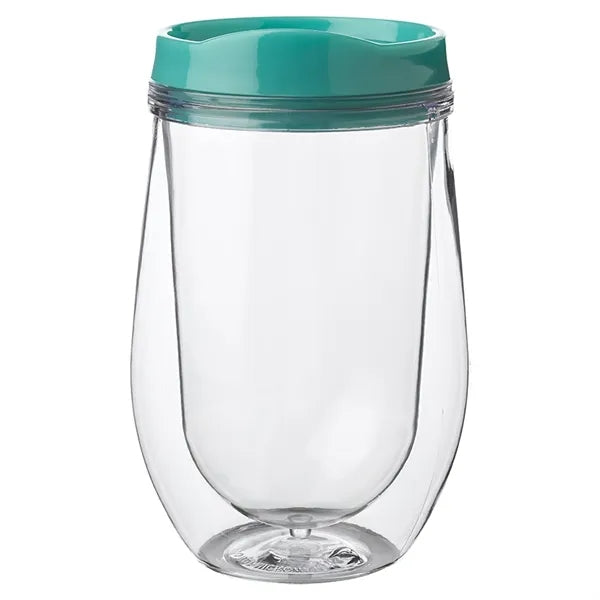 15 oz Acrylic Tumbler w/ Custom Imprint & Black Lid