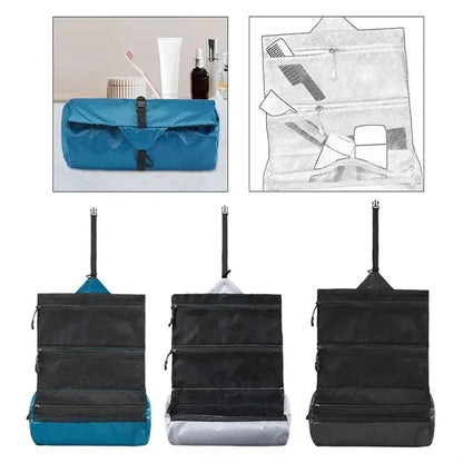 Foldable Lightweight Spacious Multiple Travel Toiletry Bag