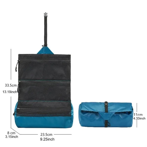 Foldable Lightweight Spacious Multiple Travel Toiletry Bag