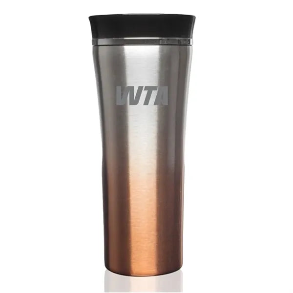 16 oz. Two Tone Double Wall Steel Travel Mugs