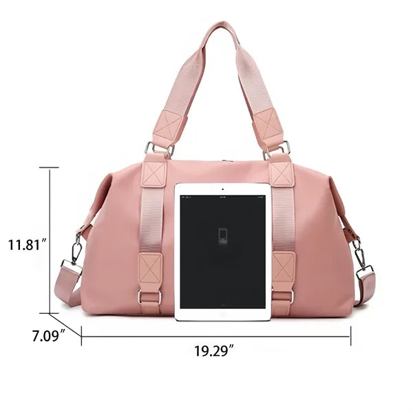 17L Large Capacity Travel Duffel Bag Shoulder Strap For Gym