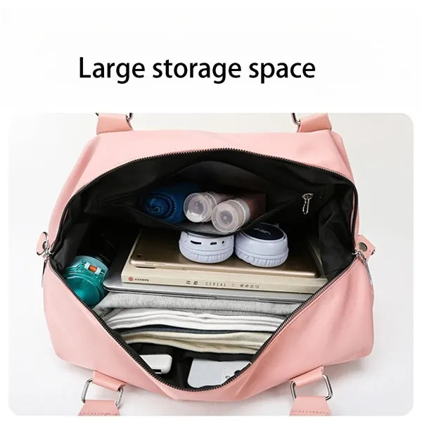 17L Large Capacity Travel Duffel Bag Shoulder Strap For Gym