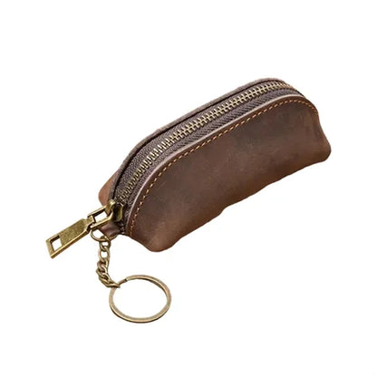 Genuine Leather Multi-Function Wallet Key Organizer