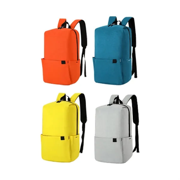 Large Solid Color Lightweight Casual Backpack