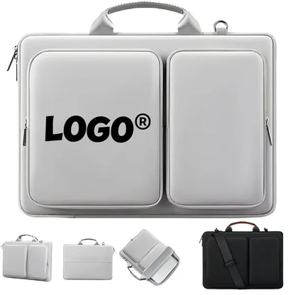 15.6" Shockproof Laptop Shoulder Bag Handle Pocket Strap