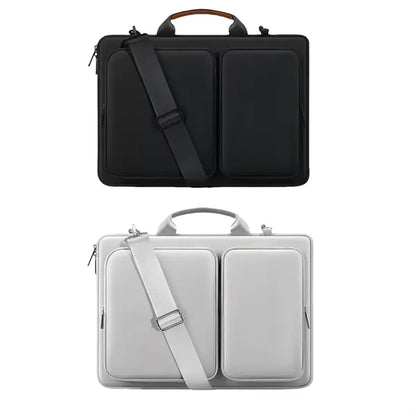15.6" Shockproof Laptop Shoulder Bag Handle Pocket Strap