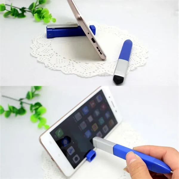 4-in-1 Durable Practical Multi-Tool Stylus Ballpoint Pen