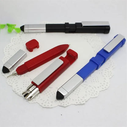 4-in-1 Durable Practical Multi-Tool Stylus Ballpoint Pen