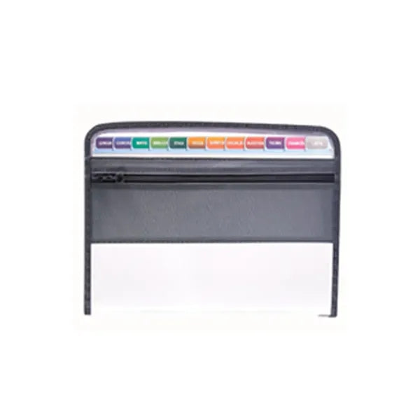 A4 Double Zipper Accordion File Folder Pouch Organizer
