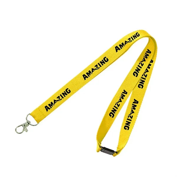 3/4" Custom Printed Lanyard/Safety Breakaway