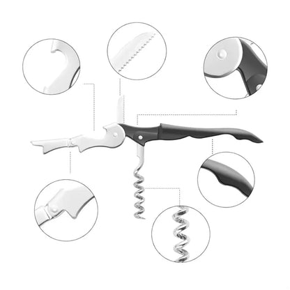 Professional Wine Opener with Foil Cutter & Corkscrew