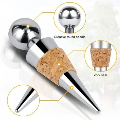 Assorted Wine Bottle Stoppers & Preservers