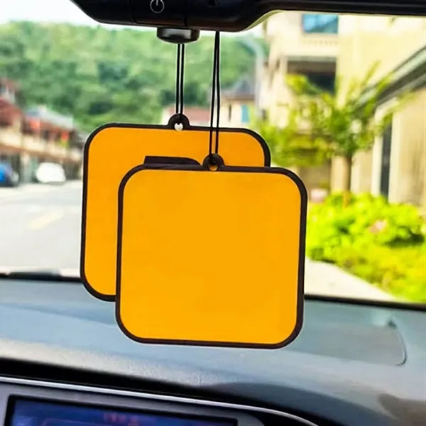 Custom Hanging Air Freshener Logo Shape Personalized