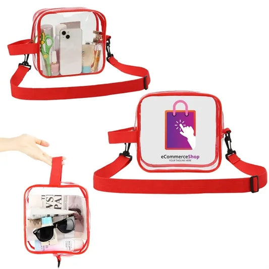 Clear PVC Crossbody Sports Pack