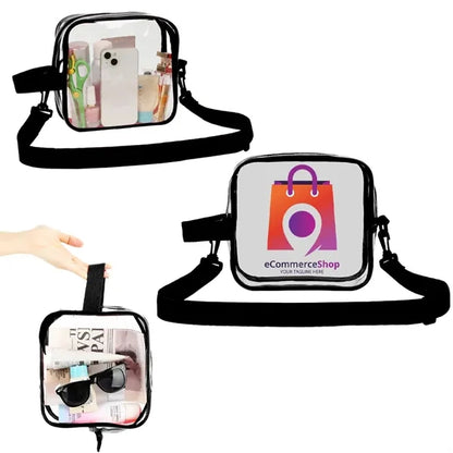 Clear PVC Crossbody Sports Pack