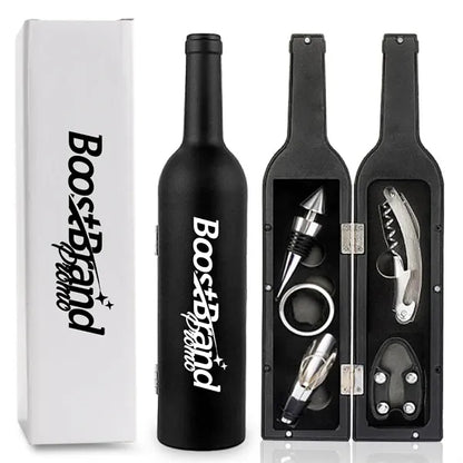 Wine Bottle Shaped Accessory Gift Set