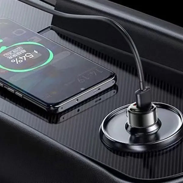 Fast Car Charger with Safety Protection and Dual Port Output