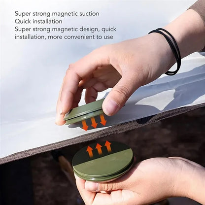 Outdoor Tent Camping Light Strong Magnetic Small Round Hook