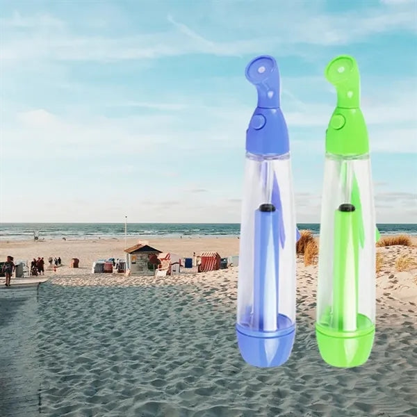 Portable Hydrating Spray Bottle With Pump Carrying Ring