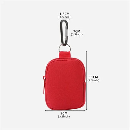 Mini Tactical Round Waterproof Waist Bag With Buckle Zipper