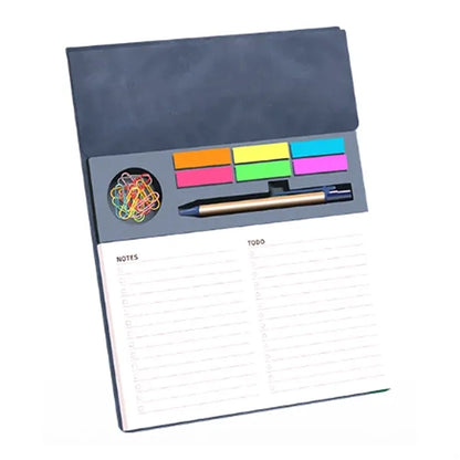 Desktop Notepad With Phone & Pen Holder