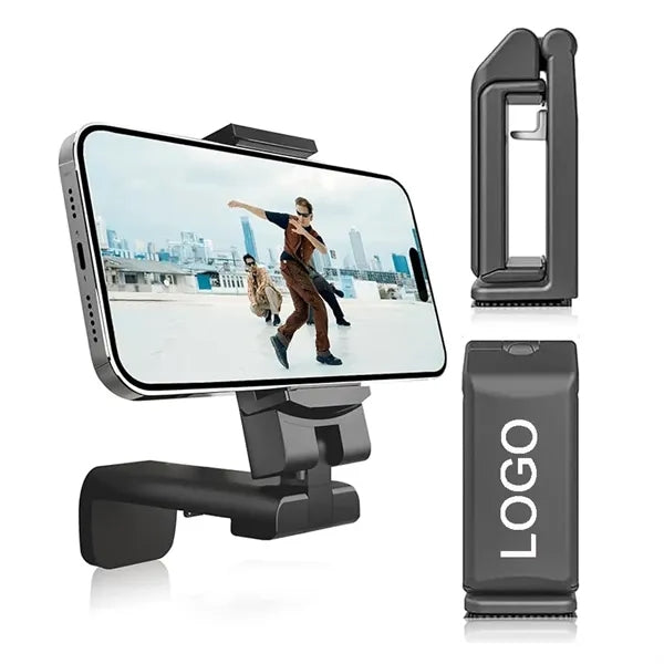 Foldable Universal Phone Holder Clip w/360 Degree Rotating
