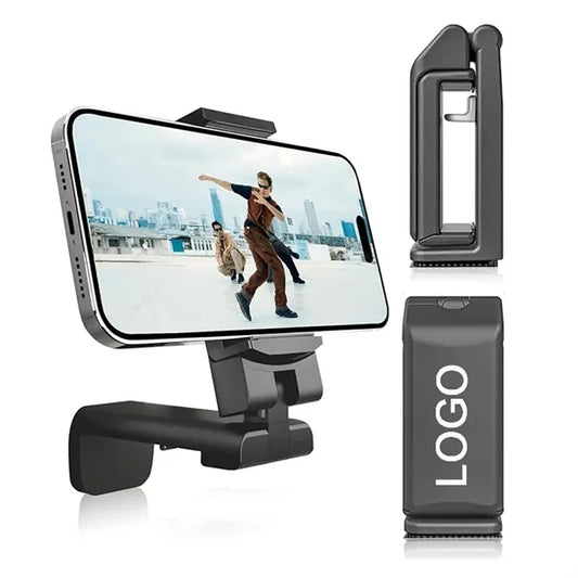 Foldable Universal Phone Holder Clip w/360 Degree Rotating