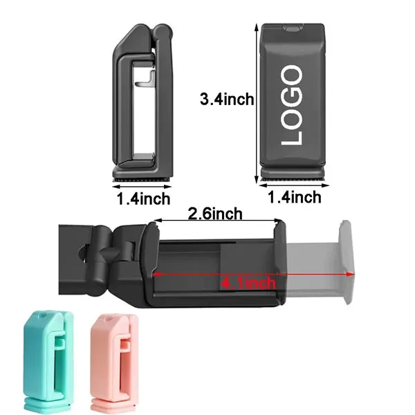 Foldable Universal Phone Holder Clip w/360 Degree Rotating