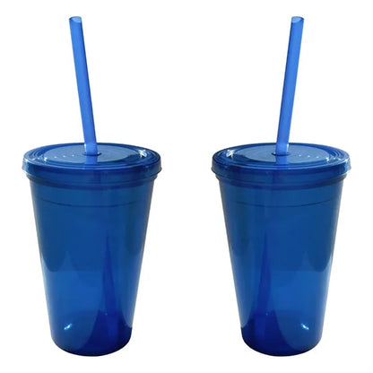 Geneva 16 Oz Tumbler w/Straw