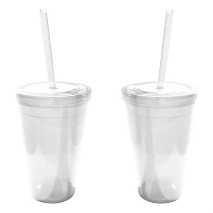 Geneva 16 Oz Tumbler w/Straw