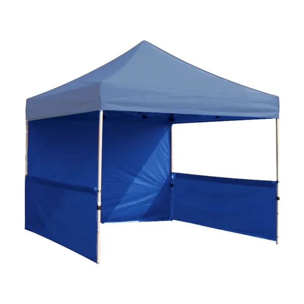 10' x 10' Pop Up Canopy Tent Top With Back Wall