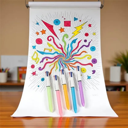 4-in-1 Multicolor Retractable Ballpoint Pen
