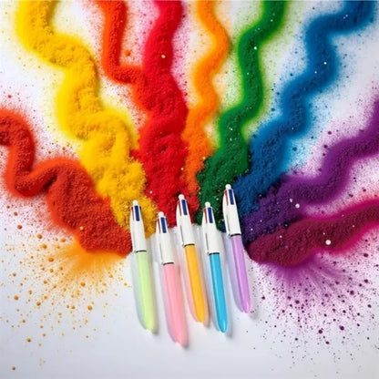 4-in-1 Multicolor Retractable Ballpoint Pen