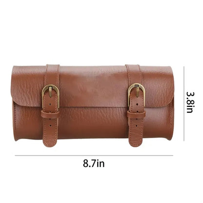 Vintage Bicycle Handlebar Bag With Crossbody Strap