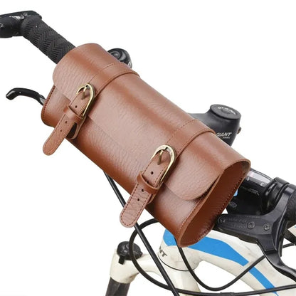 Vintage Bicycle Handlebar Bag With Crossbody Strap