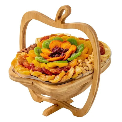 Foldable Thickened Eco-Friendly Bamboo Fruit Basket