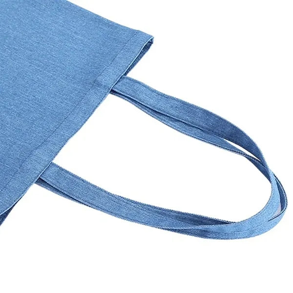 Simple And Durable Eco-Friendly Denim Canvas Tote Bag