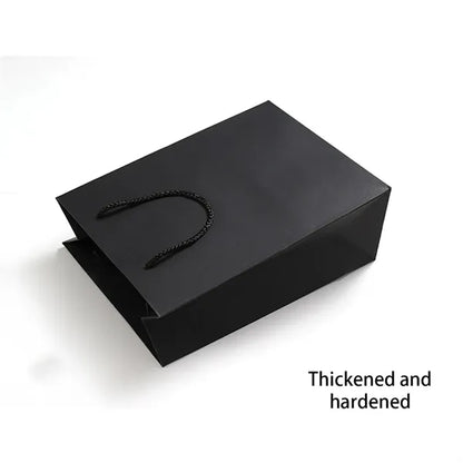 Thickened Black Card Load-Bearing Three-Dimensional Gift Bag
