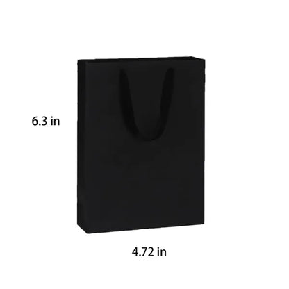 Thickened Black Card Load-Bearing Three-Dimensional Gift Bag