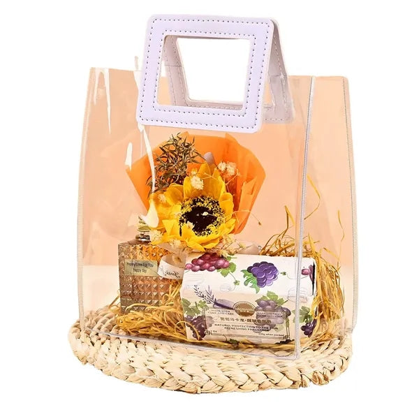 Environmentally Friendly PVC Transparent Laser Handbag