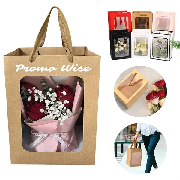 Environmentally Friendly Transparent Gift Bag With Window