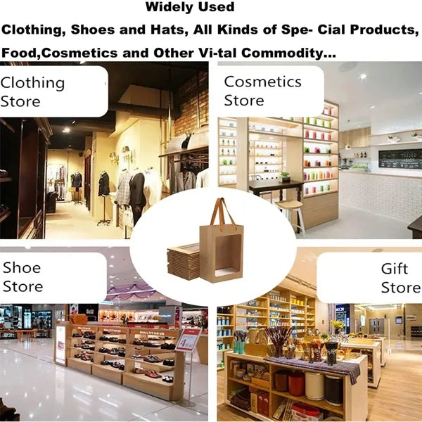 Environmentally Friendly Transparent Gift Bag With Window